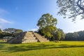 Beautiful shot of the lush nature in Copan Ruinas and its amazing Mayan ruins in Honduras Royalty Free Stock Photo