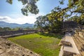 Beautiful shot of the lush nature in Copan Ruinas and its amazing Mayan ruins in Honduras Royalty Free Stock Photo