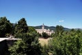 Beautiful shot of monastery of El Paular RascafrÃÂ­a in Spain Royalty Free Stock Photo