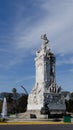 Beautiful shot of monument to the Magna Carta and the Four Regions in Argentina under blue sky