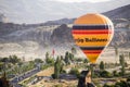 Beautiful shot of a Morning Ballon trip over Cappadocia, Turkey