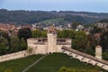 Beautiful shot of the Munot fortification in Schaffhausen, Switzerland Royalty Free Stock Photo