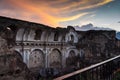 Beautiful shot of the 7A Norte Pizzeria in Antigua, Guatemala