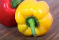 Organic bell-peppers Royalty Free Stock Photo