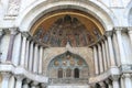 Beautiful shot of the painting in St. Mark\'s Basilica