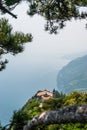 Beautiful shot of the Pilgrimage church Madonna di Monte Castello