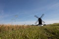 Beautiful shot of Pitstone Windmill Leighton in the UK Royalty Free Stock Photo