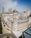 Beautiful shot of the Port of Liverpool Building