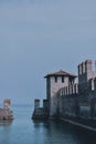 Beautiful shot of Rocca Scaligera Sirmione Italy Royalty Free Stock Photo