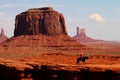 Beautiful shot of sandstone rock formations at the Oljato-Monument Valley in Utah, USA