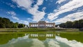 Beautiful shot of schÃÂ¶nbrunn schlosspark in vienna, austria Royalty Free Stock Photo