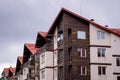 Beautiful shot of ski resort buildings in Borovet, Bulgaria