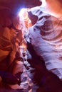 A beautiful shot of the Slot Antelope Canyons in Arizona, US.