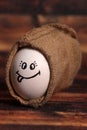 Smiling egg Royalty Free Stock Photo
