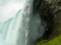 Beautiful shot of the splashing Niagra Falls in Canada Royalty Free Stock Photo