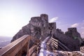 Beautiful shot of Srebrenik Fortress in Gornji Srebrenik, Bosnia and Herzegovina