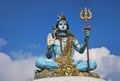 Beautiful shot of a statue of lord shiva, pumdikot in pokhara nepal Royalty Free Stock Photo