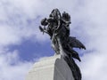 Beautiful shot of the statue of the National War Memorial in Ottawa, Ontario, Canada Royalty Free Stock Photo