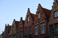 Beautiful shot of the stepped gables in the Old Burg in Bruges