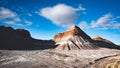 Beautiful shot of the stone formations of the Petrified Forest, Arizona, USA Royalty Free Stock Photo