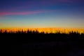 BEAUTIFUL ALBERTA SUNRISE Royalty Free Stock Photo