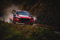 Beautiful shot of a Thierry Neuville testing Hyundai i20 Wrc plus before rally Monza Royalty Free Stock Photo