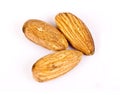 Three almonds