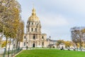 Beautiful shot of the Tomb of Napoleon Bonaparte in Paris, France Royalty Free Stock Photo