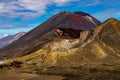 Beautiful shot of Tongariro Alpine Crossing in New Zealand