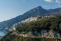 Beautiful shot of the town of Vietri Sul Mare during the day in Italy