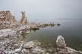 Beautiful shot of Tufa formations of Mono Lake, California Royalty Free Stock Photo