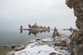 Beautiful shot of Tufa formations of Mono Lake, California Royalty Free Stock Photo