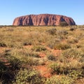 Beautiful shot of Uluru-Kata Tjuta National Park in Australia