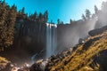 Beautiful shot of the Vernal Falls waterfall of Yosemite National Park in the USA Royalty Free Stock Photo