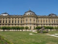 Beautiful shot of the Wurzburg Residence is a palace in Wurzburg, Germany