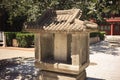 Beautiful shot of the Zhengjue temple, Wuta temple, Beijing