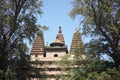 Beautiful shot of the Zhengjue temple, Wuta temple, Beijing