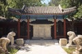 Beautiful shot of the Zhengjue temple, Wuta temple, Beijing