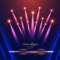 Beautiful show lights background Royalty Free Stock Photo