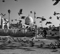 The Beautiful Shrine Of Dargah Hazratbal In Srinagar Royalty Free Stock Photo