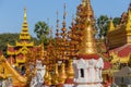 Shwezigon Paya Pagoda, in Bagan Myanmar Royalty Free Stock Photo