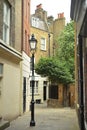 Beautiful Side Street in London Royalty Free Stock Photo