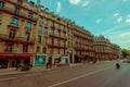 Beautiful sightseeing of the streets in Paris