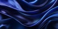 Beautiful silk flowing swirl navy blue