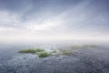 Beautiful simple gravel background with gravel mist and clouds Royalty Free Stock Photo