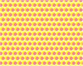 The beautiful simple many pink and yellow circles texture background