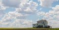 Beautiful Skies in Waterloo, Iowa Royalty Free Stock Photo