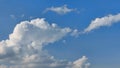 Beautiful sky, awan putih langit biru Royalty Free Stock Photo