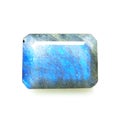 Beautiful sky blue color cushion shape labradorite gemstone