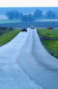 sky cloud and asphalt road landscape buenos aires argentina Royalty Free Stock Photo